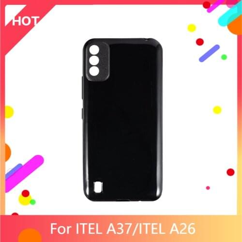 A37 Case Matte Soft Silicone TPU Back Cover For ITEL A26 Phone Case Slim shockproof