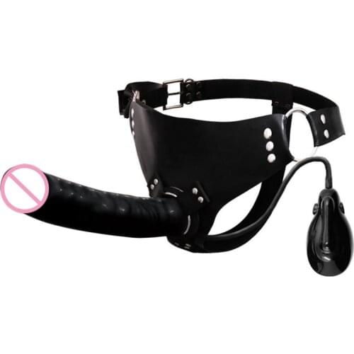 BAILE Automatic Pump Inflatable Dildo, Vibrator Horse Dildo consoladores Black Dildo, strap on Lesbian Dildo Realistic