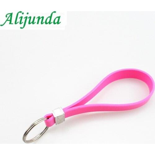Automotive Alloy Silicone Keychain Automotive Styling Accessories FOR Mitsubishi ASX/Outlander/Lancer Evolution/Pajero/Eclipse