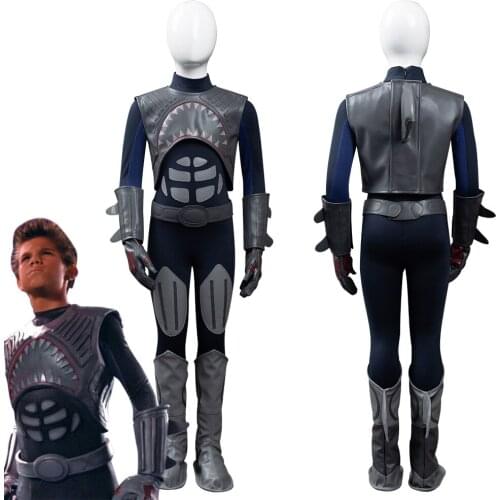 Kids Children The Adventures of Shark Boy & Lava Girl - Shark Boy Cosplay Costume Jumpsuit Outfits Halloween Carnival Suit