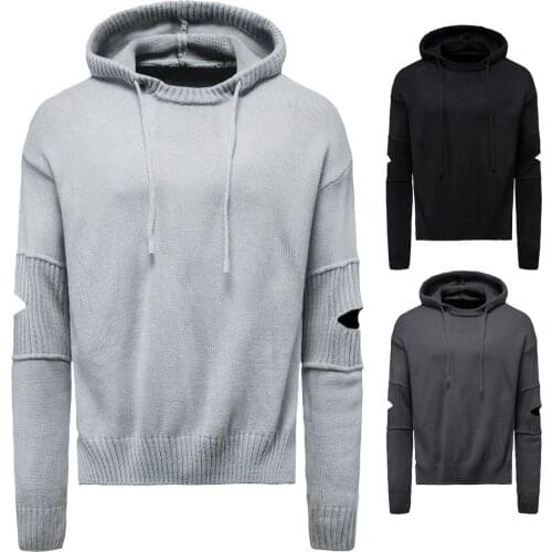 Men Autumn New Arrival Knitwear Hoodies Over Pullovers Sweater Men