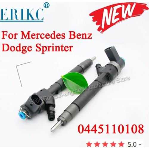 ERIKC 0 445 110 108 Diesel Nozzle Injector 0445110108 Auto Fuel Injector 0445 110 108 for Mercedes Benz A6110701487 A6110701687