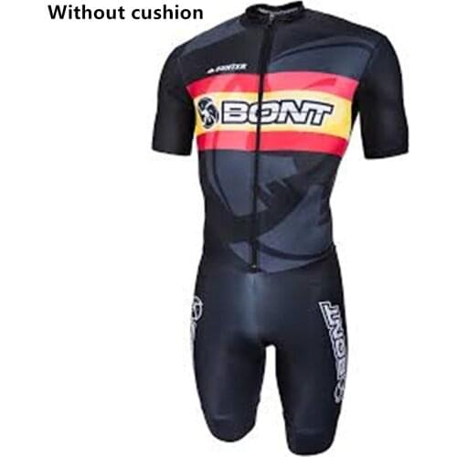 BONT Racing Skinsuit Men’s Speed Lnline Roller Skate Skinsuit Fast Skating Triathlon Clothing Ciclismo Skating Jumpsuit Cycling