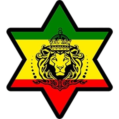 Creativity Car Styling Sticker Rasta Reggae JAH Macbook Lion of Judah One Love Rastafarai Waterproof Car Decal