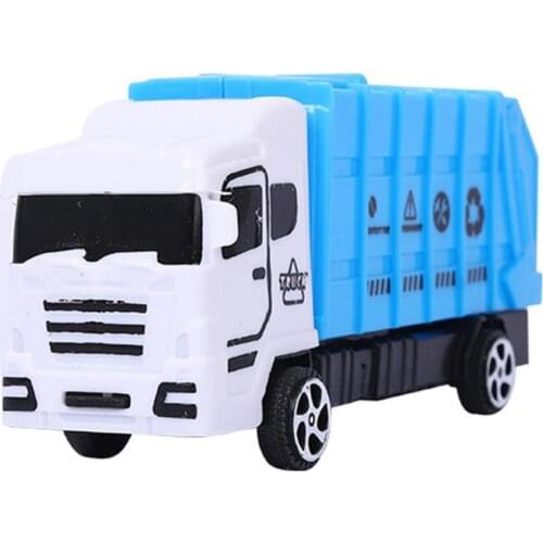 Simulation City Garbage Classification Truck Pull Back Car Early Cognition Educational Toy Gift Model for Kids Toddler