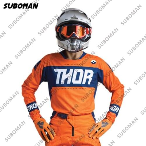 Thor Professional Team MTB Jersey Enduro Motocross Jersey Mens Maillot Hombre BMX Downhill Jersey Off Road Mountain Cycling