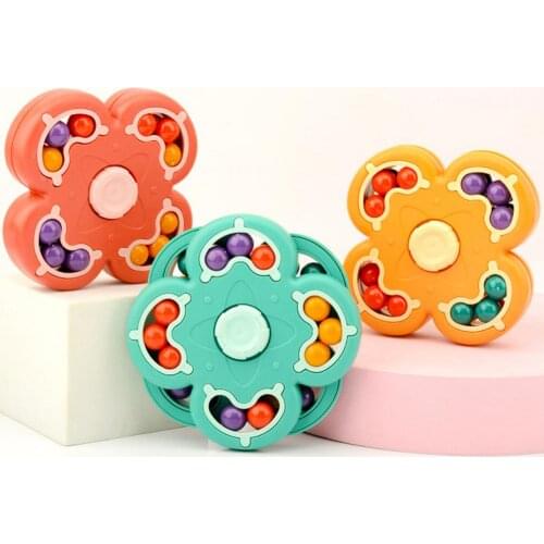 New Hot Rotating Magic Cube Intelligence Fingertip Cube Adult Children Finger Gyro Magic Disk Educational Cube Toy