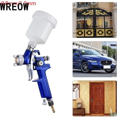 Mini HVLP Air Spray Gun Paint Sprayer Gravity Feed Airbrush Auto Painting