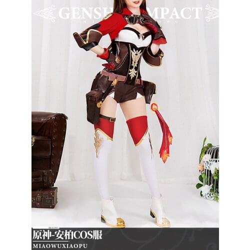 Genshin Impact Cosplay Amber Cosplay Costume Anime Game Clothing For Women Pre-sale