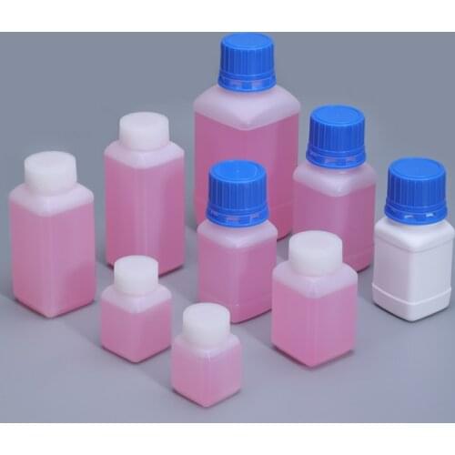 UMETASS Translucent plastic bottle Narrow mouth liquid container Leakproof HDPE Oil reagent bottles Food Grade 10PCS