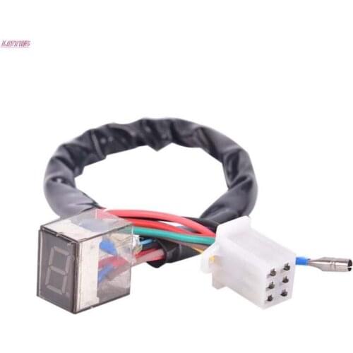Universal 5 gears Motorcycle LED Digital Gear Indicator Motorcycle Display Shift Lever Sensor жк дисплей мотоцикл