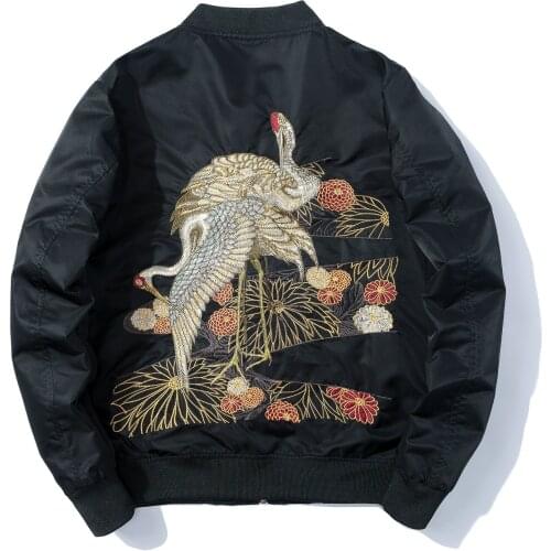 High Quality Thick Winter Embroidery Men Bomber Jacket Air Force One Hip Hop Patch Slim Fit Pilot Bomber Jacket Coat Men Jackets