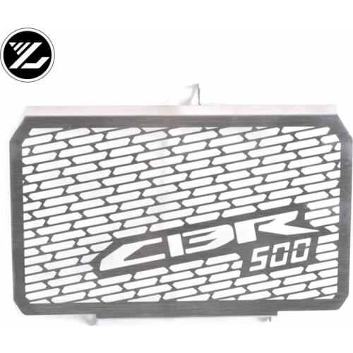 Motor Radiator Bezel Grille Guard Cover Protector Rvs Motorfiets accessoires for honda cbr500 cbf500 cb water net Grille Guard