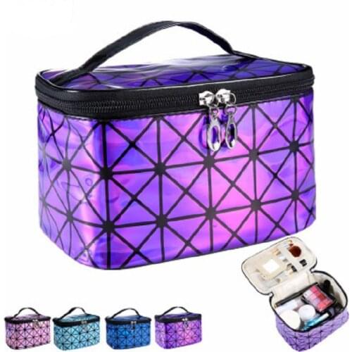 Women Makeup Bag Travel Make Up Necessaries Organizer Zipper Makeup Case Pouch Toiletry Kit Bag