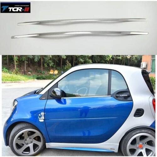 2015-2016 FOR Benz Smart Fortwo Window Trim Fortwo Window Bright Trim Modification of Smart Stainless Steel Car styling