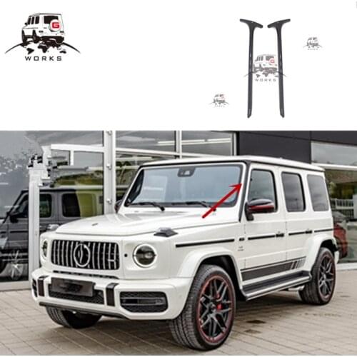 2020year W464 A pillar fit for G-class W463A W464 G500 G63 G350D front window side carbon fiber pillar