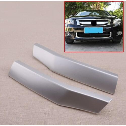 Car Chrome ABS Front Bumper Grill Trim Cover Silver fit for Honda Accord 2008 2009 2010 Accessories