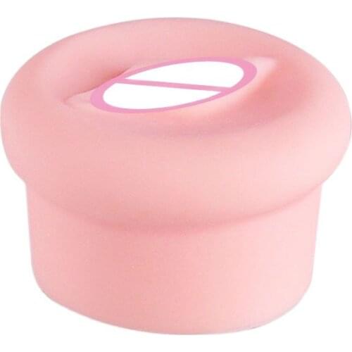 Man Silicone Ring Real Vagina Labia Penis Pump Sleeve Penis Extender Penis Erection Trainer Accessories Adult Sex Toys for Men