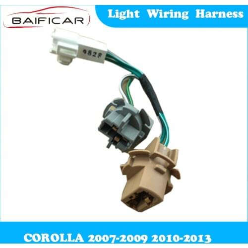 Baificar Brand New High Quality Rear Light Wiring Harness Turn Signal Bulb Socket for COROLLA 2007-2009 2010-2013