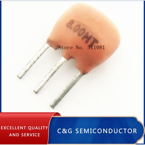 20pcs Ceramic Resonators ZTT 8MHZ 8.000MHZ 8M 3P DIP-3