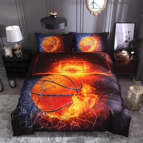 Bedding Sets King Queen Luxury Sports Department Basketball Football Quilt Cover Pillow Case Duvet Cover Bed Comforters Set 2021