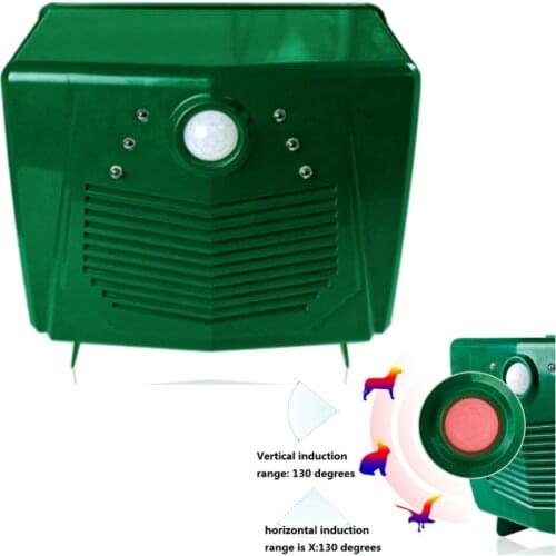 Garden Bird Repeller Ultrasonic Infrared Sound Driving Pest Controller High Quality Bird Repeller Deterrent Scarer Repellent