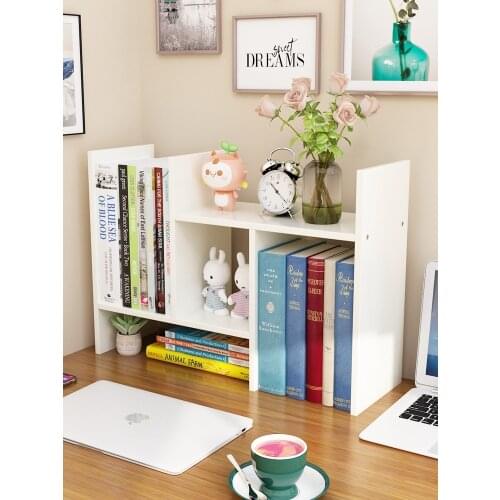 Simple Bookshelf Decoration On The Desk Student Dormitory Storage Shelf Simple Small Bookcase Childrens Desktop Office Storage