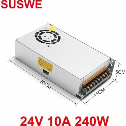 Adjustable AC / DC 24V 10W 15W 25W 36W 48W 72W regulated switching module power supply