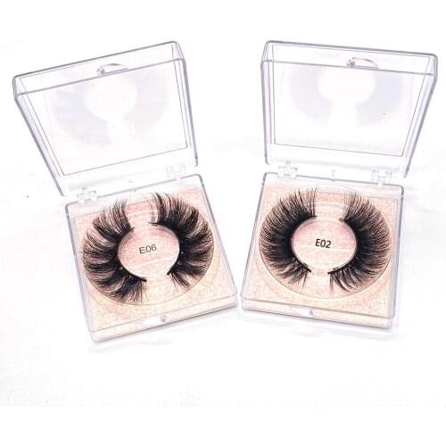 Eyelash Factory Direct Sales 6D Flase Eyelashes Makeup Maquillaje Natural Fluffy Faux Cils Cosmetic Brush Fastest Delivery E14