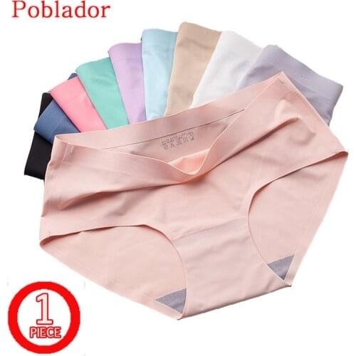 Sexy Womens Silk Panties Underwear Seamless Sport Briefs Low Waist Female Solid Pantys Comfort Breathable Lady Lingerie Tanga