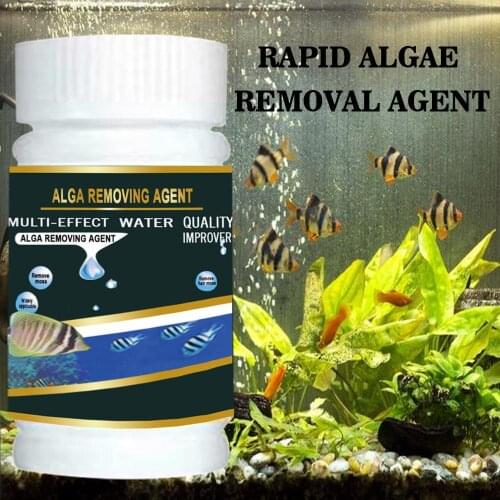 Aquarium Alga Removing Agent Effective Practical Aquatic FIshbowl Purifier Home Fish Tank Plant Overgrowth Green Water Cleaning