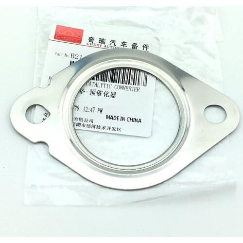 Muffler Gasket For Chery A3 Skin A5 Fora Tiggo V5 Eastar Cross MPV Exhaust Pipe Gasket/Three-way catalytic Gasket B21-1205313BA