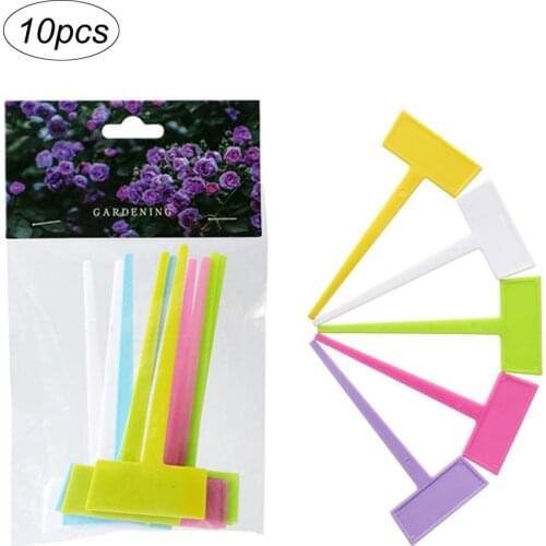 10PCS Plastic Garden Tags Ornaments Plant Flower Label Nursery Thick Tag Markers for Plants Garden Decoration