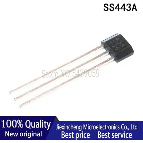 10PCS SS443A 43A SS443 TO-92S Hall sensor New original