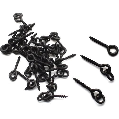 20PCS Carp Fishing Ronnie Rig Accessories Fishing Bait Screw Swivels Pop Up Boilie Terminal Fishing Tackle Equipment Drill Screw