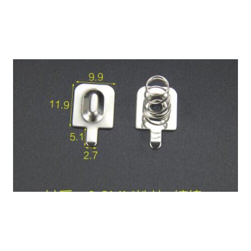 200PCS AA No. 5 battery piece 12*25MM spring contact piece battery box positive and negative negative positive bipolar battery