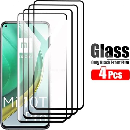 4 Pcs Screen Protector Glass For Xiaomi Mi 10T Pro 9T Tempered Protective Glass For Xiaomi 10T Lite Film Xiomi Xiami Mi10T 9TPro