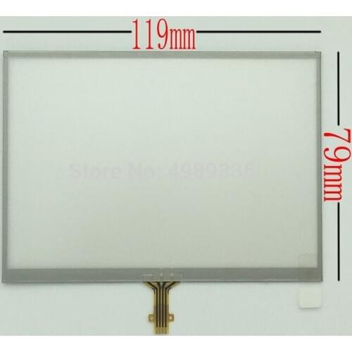 5.Inch resistance touch screen ST05001 length and width size: 119mmX79mm