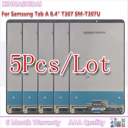 5pcs For Samsung Tab A 8.4 2020 SM-T307U T307 SM-T307 LCD Display Screen Touch Digitizer Glass Assembly