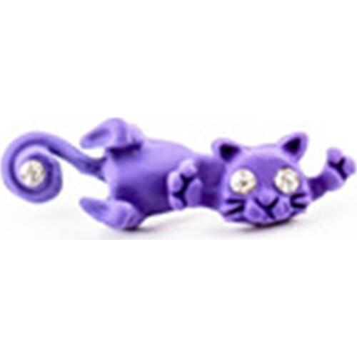 9Color Personalized fashion classic animal cute cat ear hole female girl jewelry gift wholesale