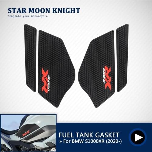 Motorcycle Stickers Decals Fuel Oil Tank Protector Pads Kit Black Decoration Accessories For BMW S1000XR S 1000 XR 2020
