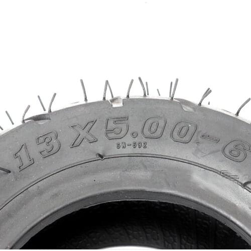 ATV Kart Electric Scooter Accessories 13X5.00-6 Road Tire Tubeless Tire 6 Inch Tire