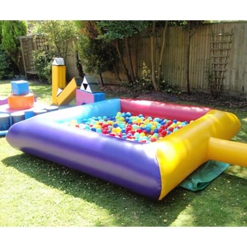 High Quality PVC Material Foam Ball Pool Outdoor/Indoor Inflatable White Ball Pit Baby Ocean Ball-Pool For Kids And Toddlers