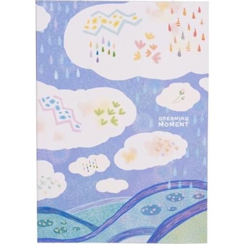 DL FB540-17 B5 student cute lovely Notebook soft face copy 40 page creative tide sewing thread Stationery office supplies