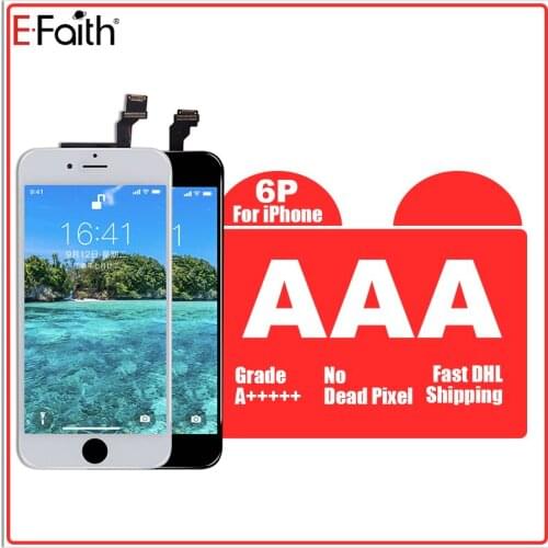 E-Faith 50PCS/LOT No Dead Pixel AAA Quality Display For iPhone 6 plus LCD Screen Display Assembly Touch Screen Replacement