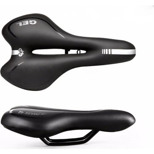 Road MTB Bike Gel Saddle Mountain Bicycle Cycling Padded Soft Comfortable Front Seat Mat Cushion Silicone Hollow Breathable Pad