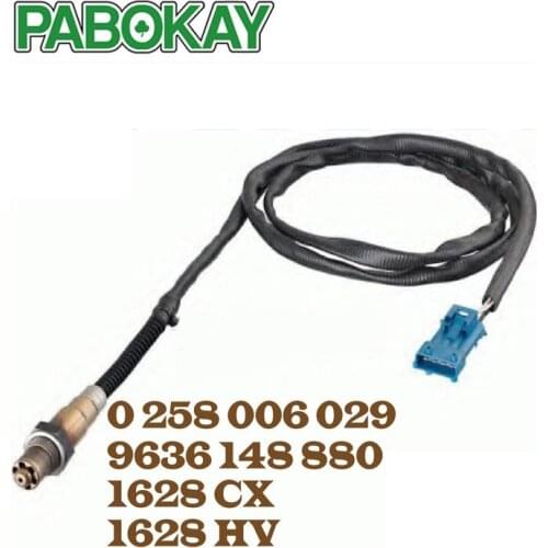Oxygen O2 Lambda Sensor for Peugeot 206 307 607 806 1628HV 1628CX 96 229 977 NEW 0258006029 1628.CX 1628.HV 1997223 107223