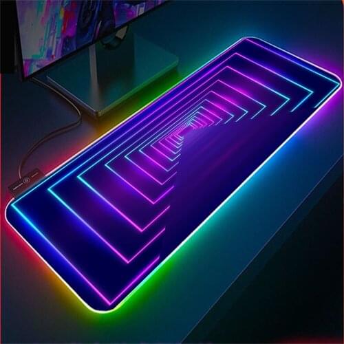 Mairuige RGB 3D Stereo Space Colorful Best-selling Game Accessories Decorative Office Personalized Large Mouse Pad Xxl