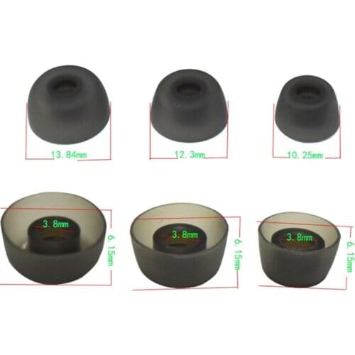 Soft Silicone Earbuds Earplugs Cover Eartip Cap for-Jabra Elite 75t/Elite 65t/Active/Sport Evolve Headphone