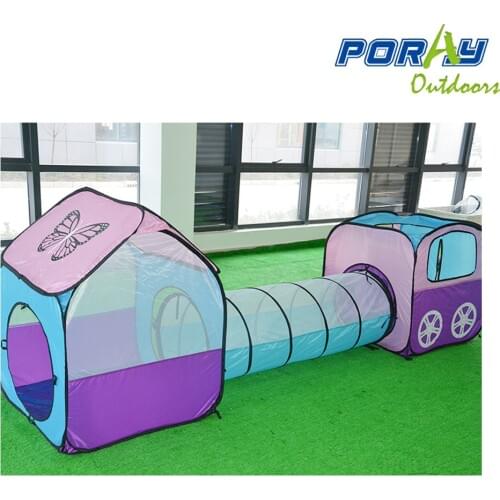 The New Folding Tent Portable Outdoor Children Toys TentsThree-piece Tunnel Play Tent Childrens Paradise